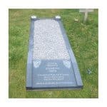 Kerbed Memorial with Foot Plate image 2 thumbnail