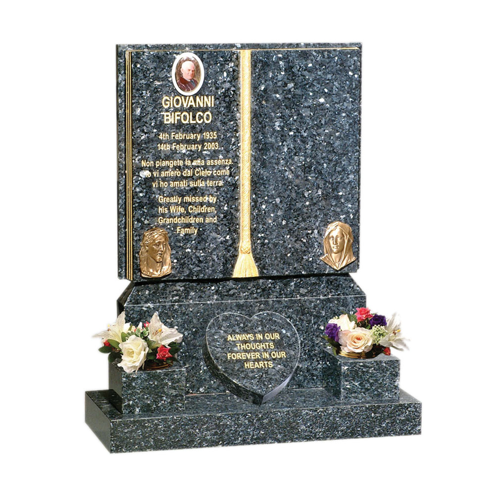 Gilded Book Headstone Memorials of Distinction