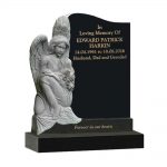 Carved Sitting Angel Headstone image 2 thumbnail
