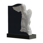 Carved Sitting Angel Headstone image 2 thumbnail