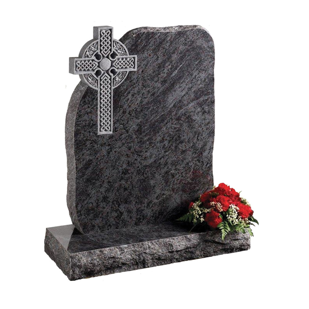 Celtic Cross Carved Headstone