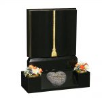 Gilded Book and Tassel Headstone image 2 thumbnail