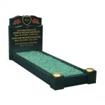 Heart and Roses Kerbed Memorial image 1 thumbnail