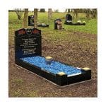 Heart and Roses Kerbed Memorial image 2 thumbnail