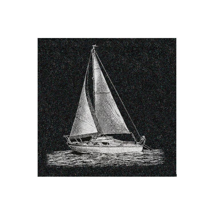Sailing Boat Etching