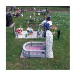 Carved Baby's Crib Memorial image 4 thumbnail