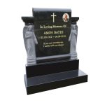 Scroll, Angel and Our Lady Headstone image 2 thumbnail
